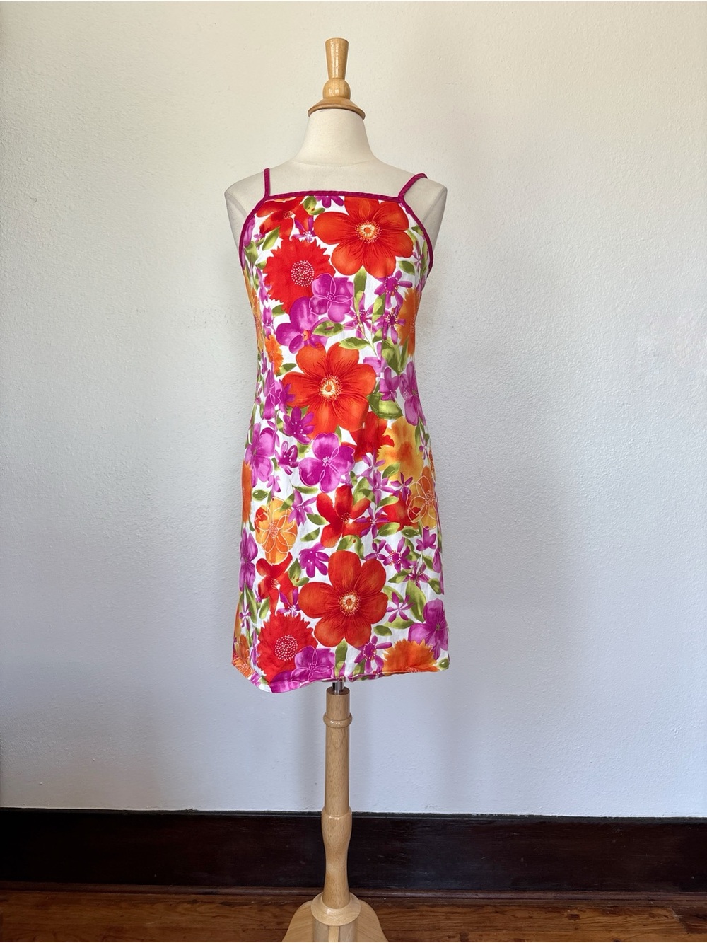 Y2K Floral Sleeveless Summer Dress